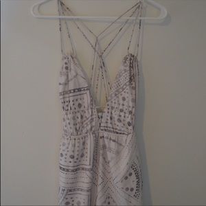 Printed Sabo Skirt Romper